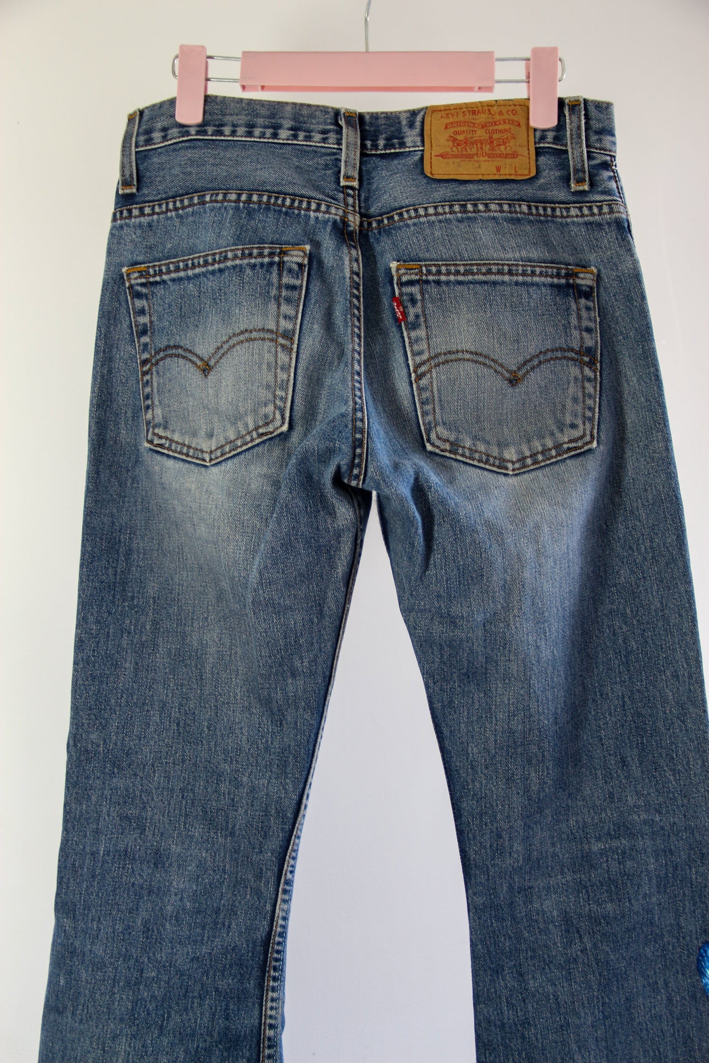 Jeans à Fleurs