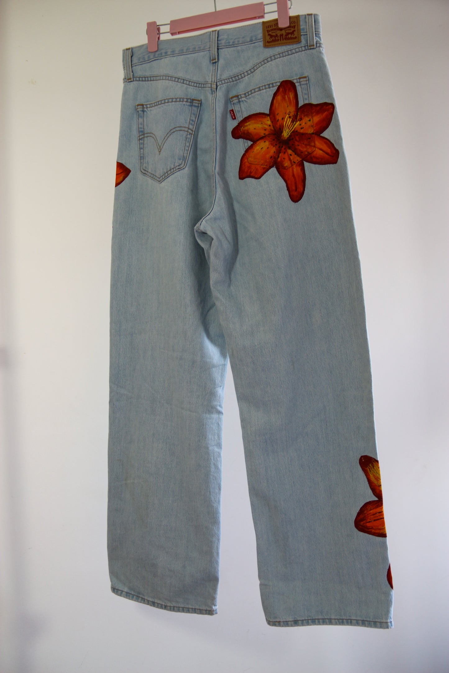 Jeans à Fleurs