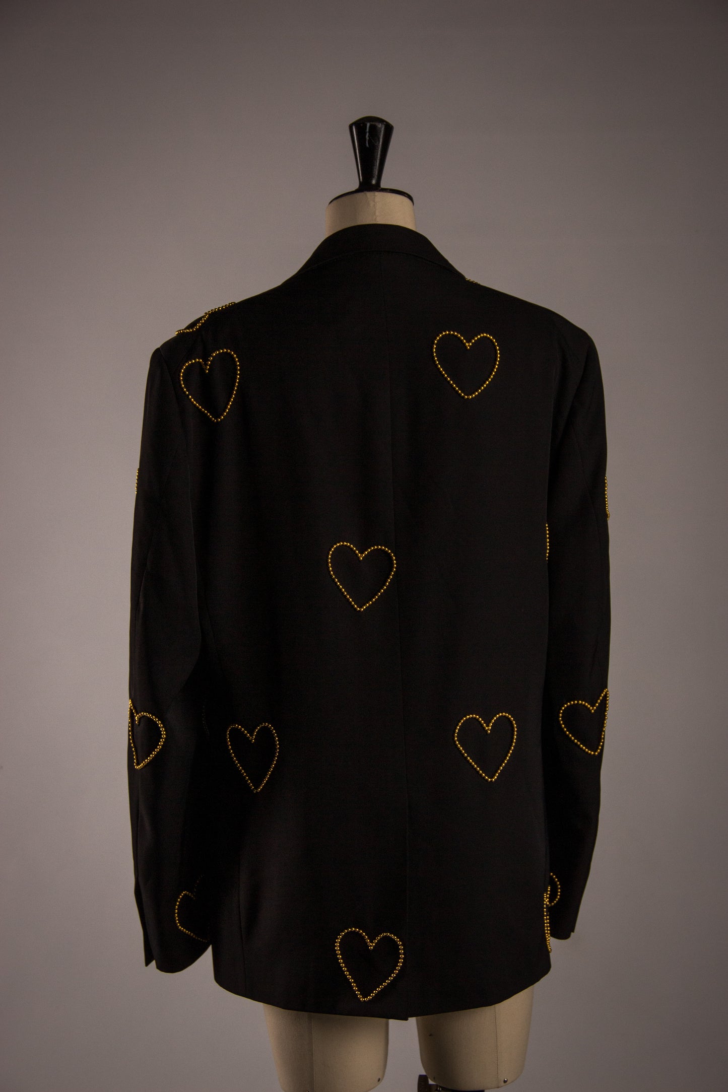Veste à Coeur Dorés