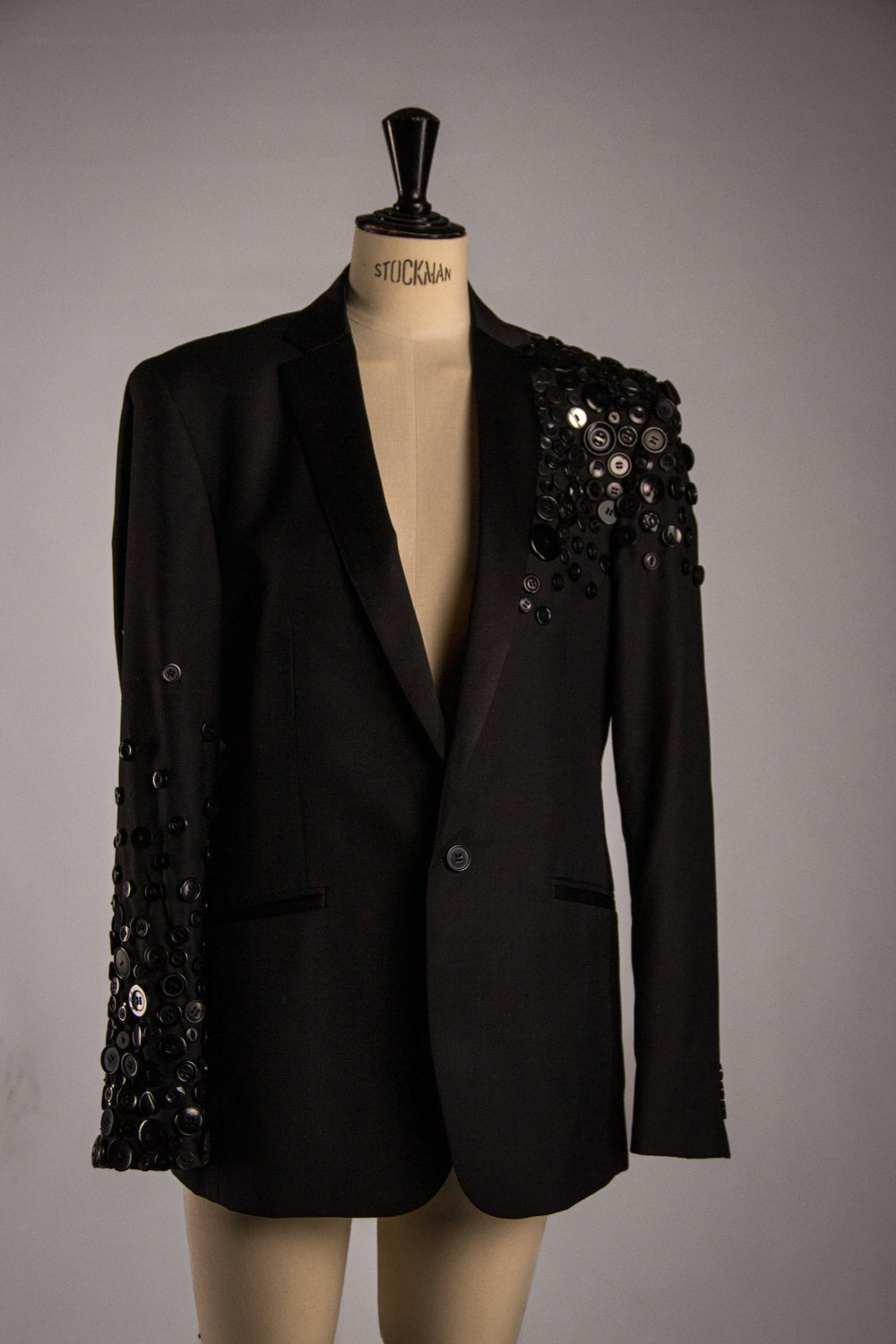 Veste à Boutons Noir