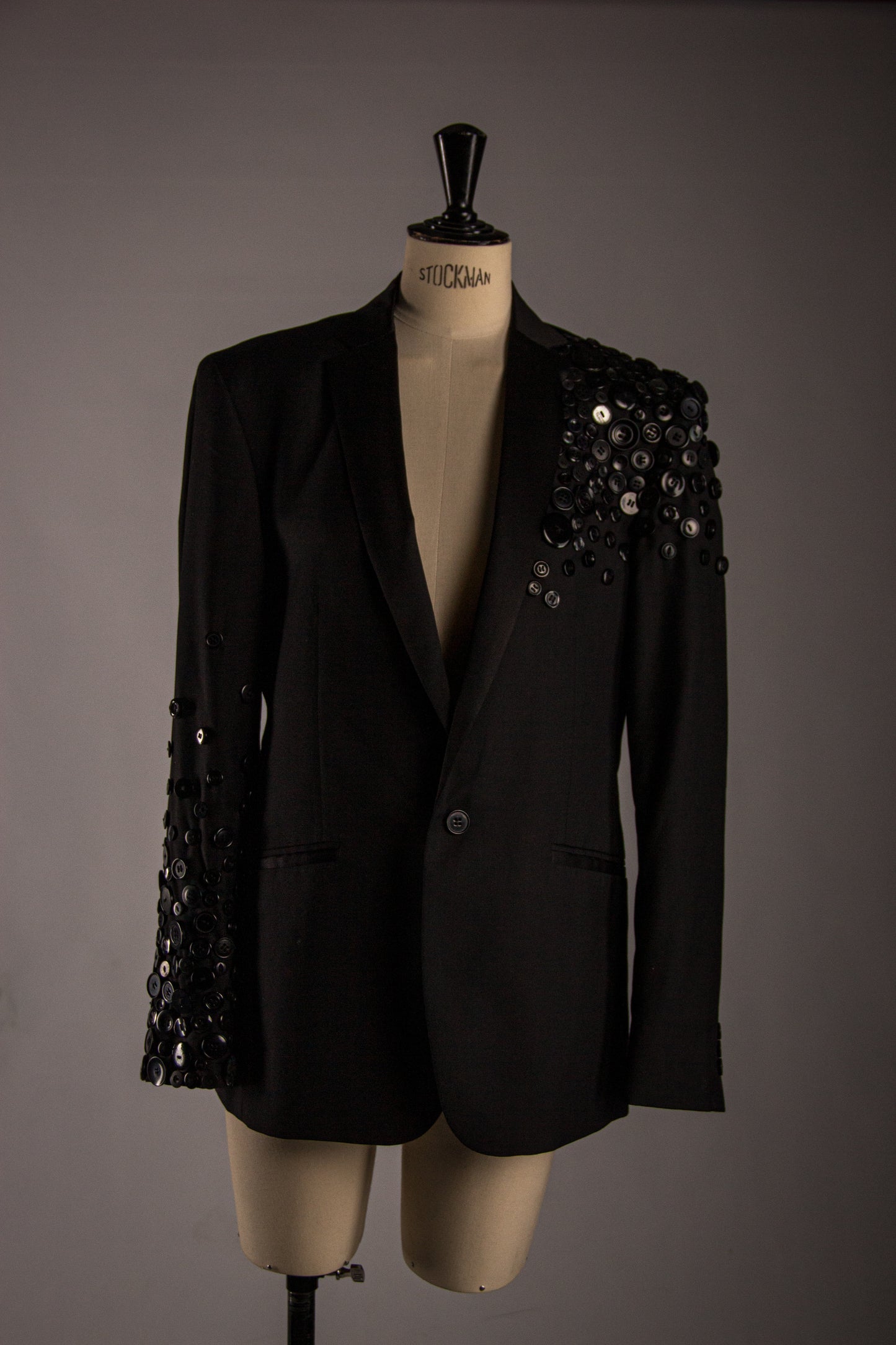 Veste à Boutons Noir