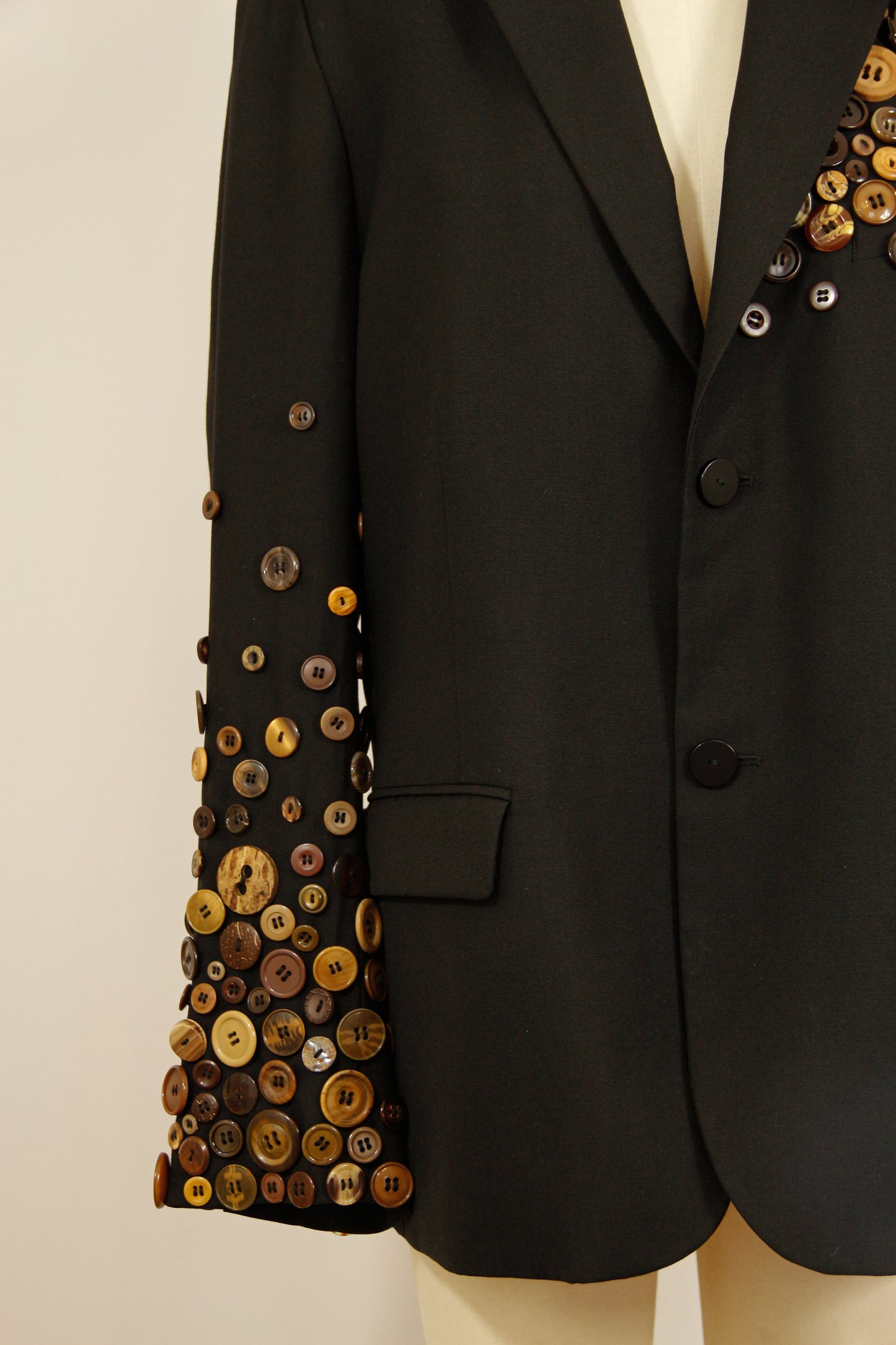 Veste à Boutons Marron