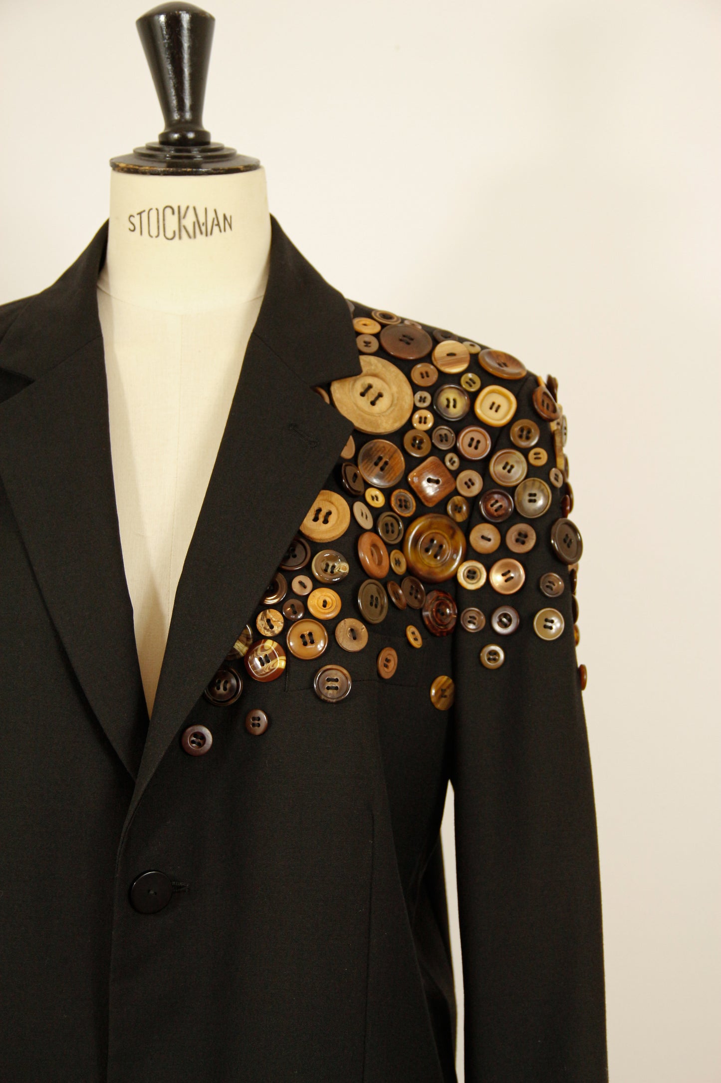 Veste à Boutons Marron