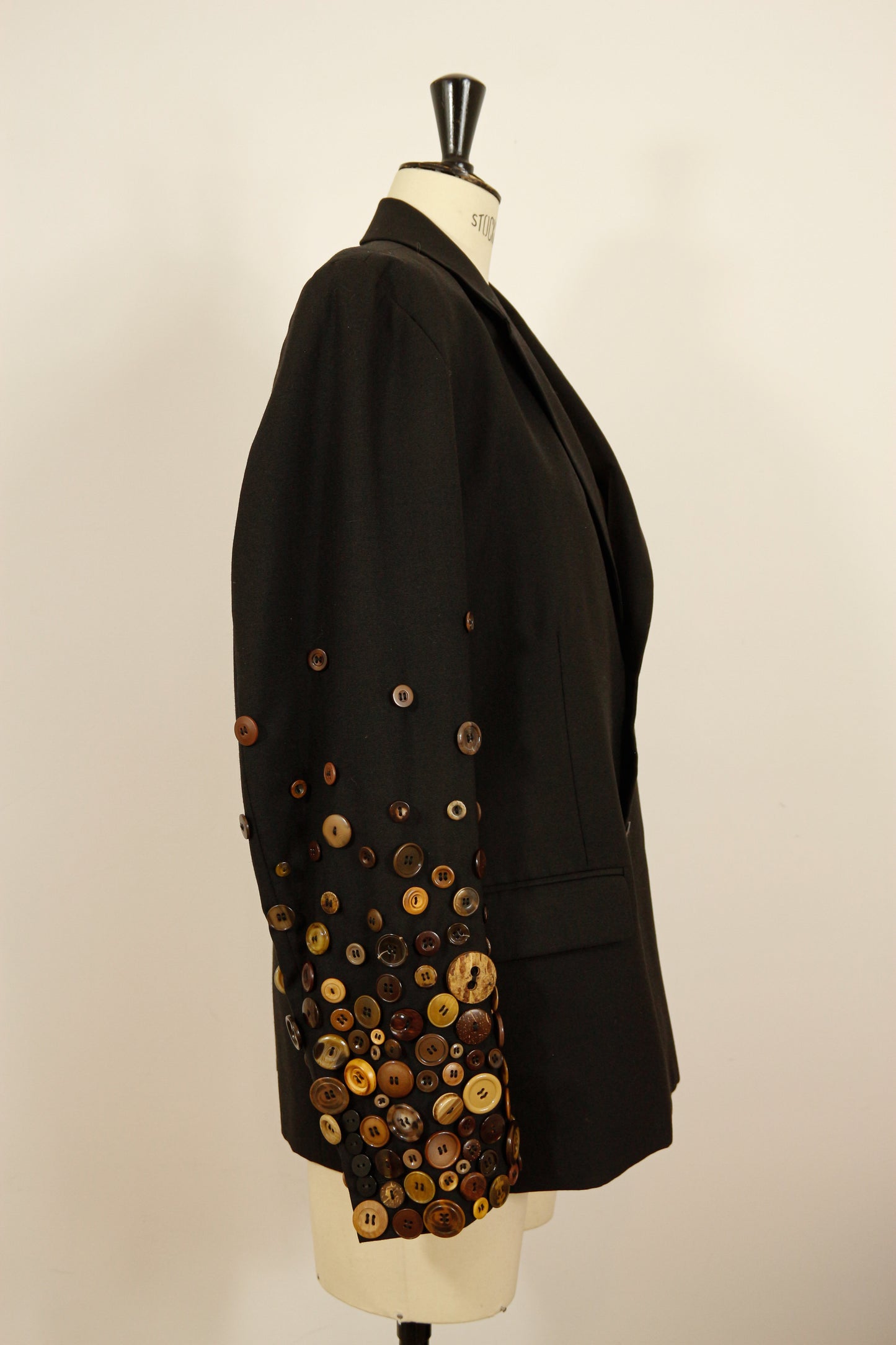 Veste à Boutons Marron